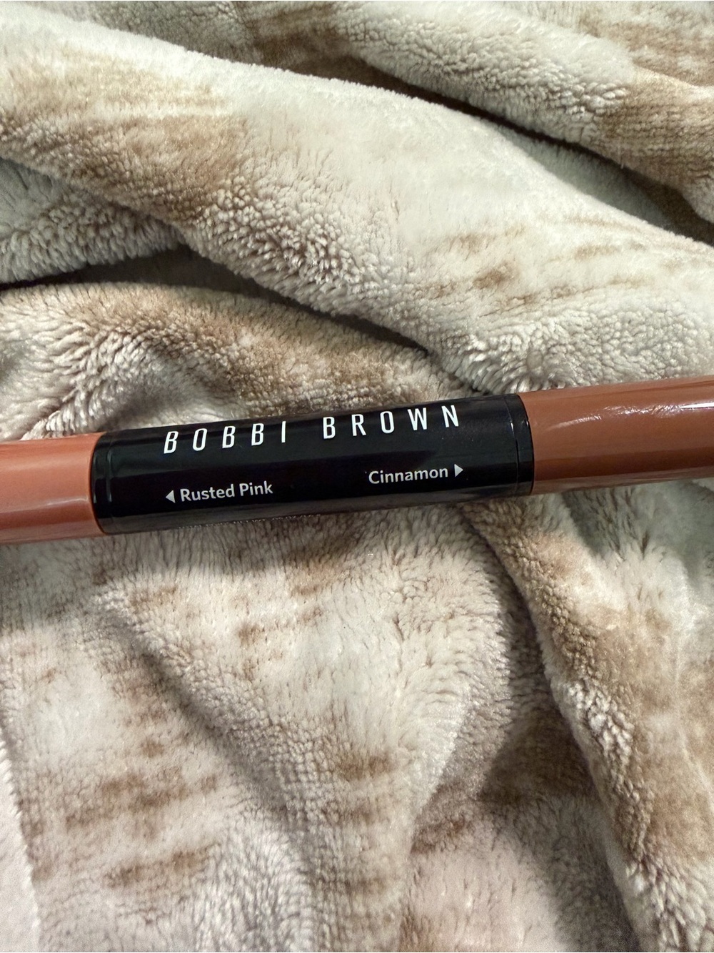 Bobbi Brown Dual-Ended Lip Color — Rusted Pink & Cinnamon